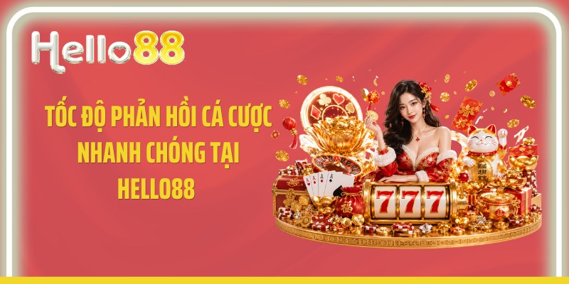 Tốc độ phản hồi cá cược nhanh chóng tại Hello88
